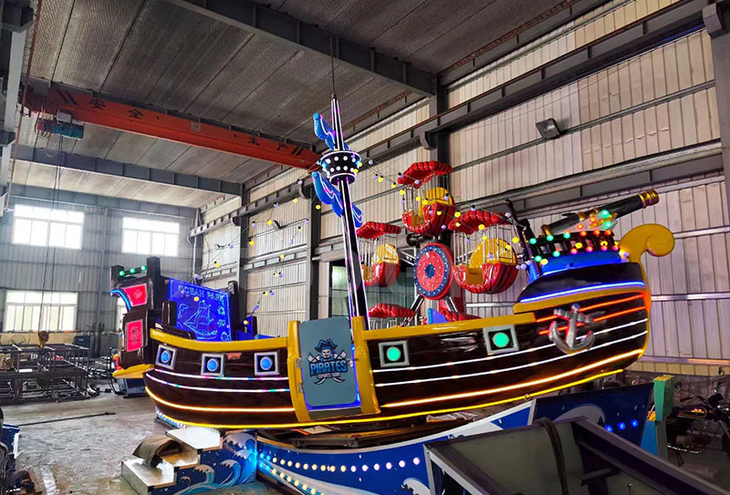 Flying Car Ride – Pirate Ship Theme